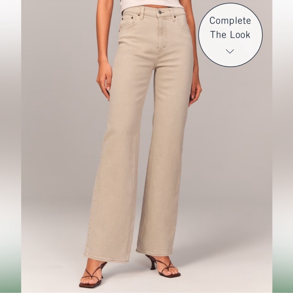 Abercrombie High Rise 90s Relaxed Jean NWT